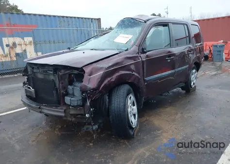 2011 Honda Pilot Lx from USA, damaged, VIN 5FNYF3H23BB045897